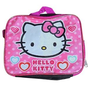 Hello Kitty Lunch Bag, 10.5" x 8.5" x‎ 3"